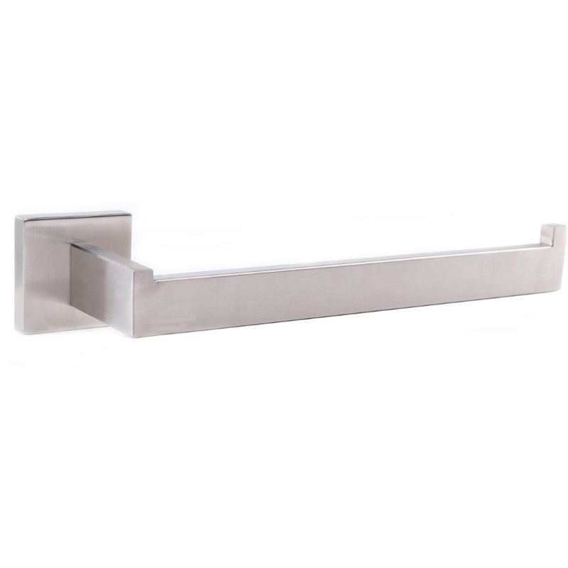 Lexora Home Bagno Lucido Stainless Steel Towel Holder in Satin Nickel