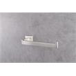 Lexora Home Bagno Lucido Stainless Steel Toilet Paper Holder in Satin Nickel