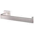 Lexora Home Bagno Lucido Stainless Steel Toilet Paper Holder in Satin Nickel