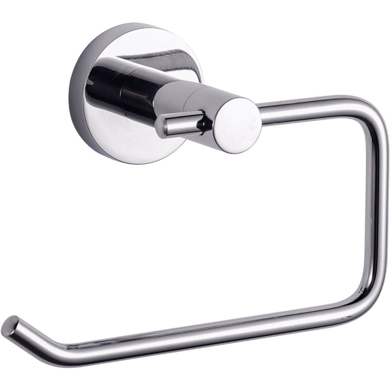 Lexora Home Bagno Nera Stainless Steel Toilet Paper Holder in Chrome