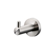 Lexora Home Bagno Nera Stainless Steel Robe Hook in Matte Black