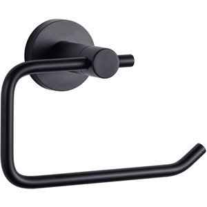 lexora home bagno nera stainless steel toilet paper holder
