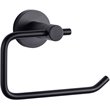 Lexora Home Bagno Nera Stainless Steel Toilet Paper Holder in Matte Black