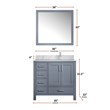 Lexora Home Jacques 36