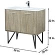 Lexora Home Lancy 36