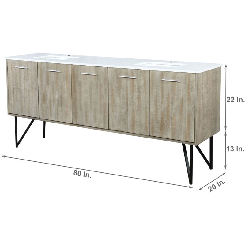 Lexora Home Lancy 80
