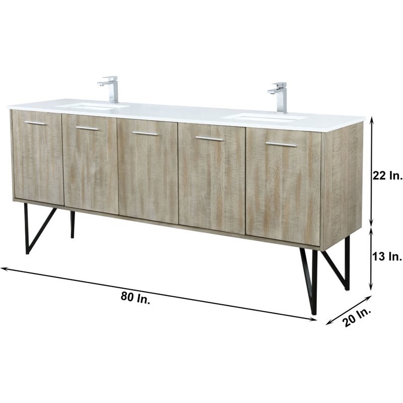 Lexora Home Lancy 80