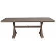 Aruba Aluminum Frame Dining Table in Handpainted Taupe