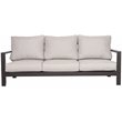Atlantis Aluminum Frame Deep Seating Set for 6 in Brown/Silver Cushion