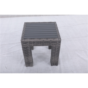 Bora Bora Two-Tone Wicker Rattan End Table