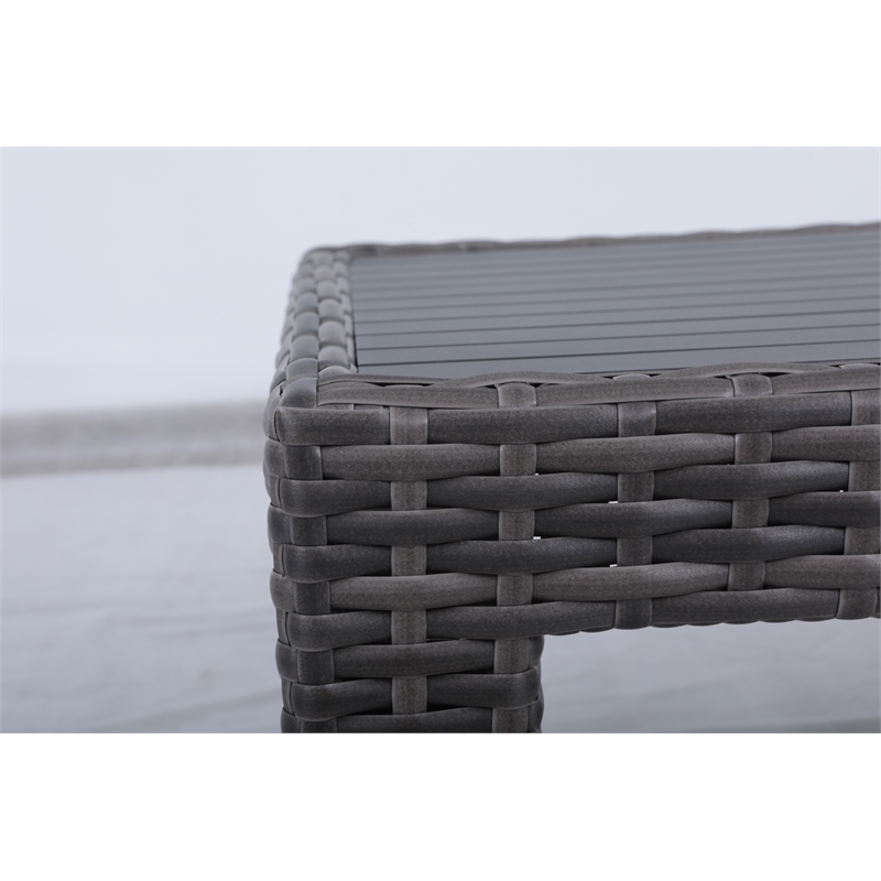 Bora Bora Two-Tone Wicker Rattan Coffee Table