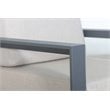 Paris Club Chair Gray Aluminum Frame in Taupe Cushion