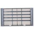 Paris Loveseat Gray Aluminum Frame in Taupe Cushion
