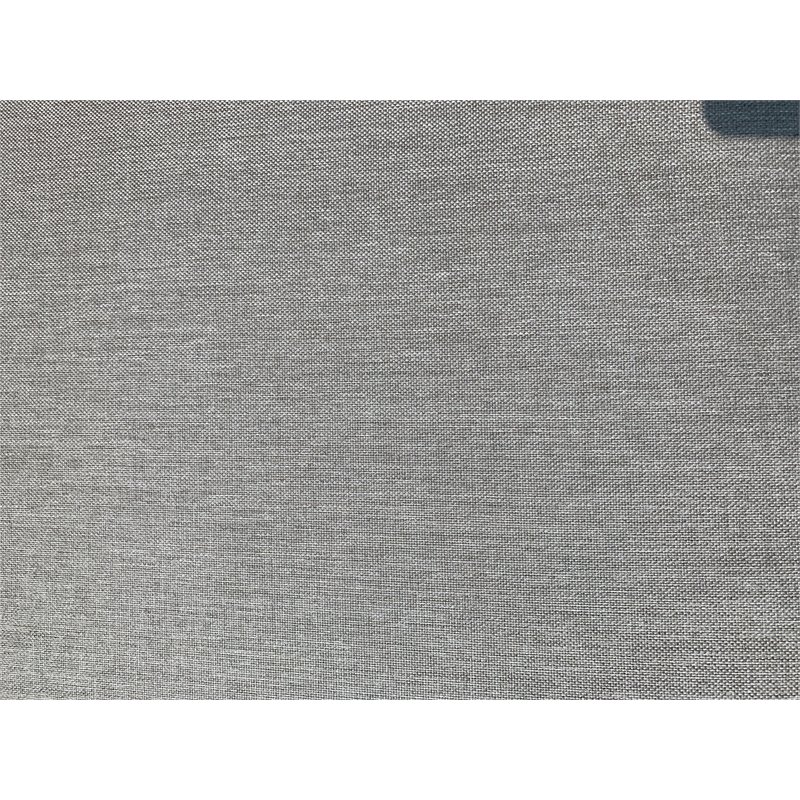 Tulum Two-Tone Dark Beige Aluminum Frame Loveseat in Silver Cushions