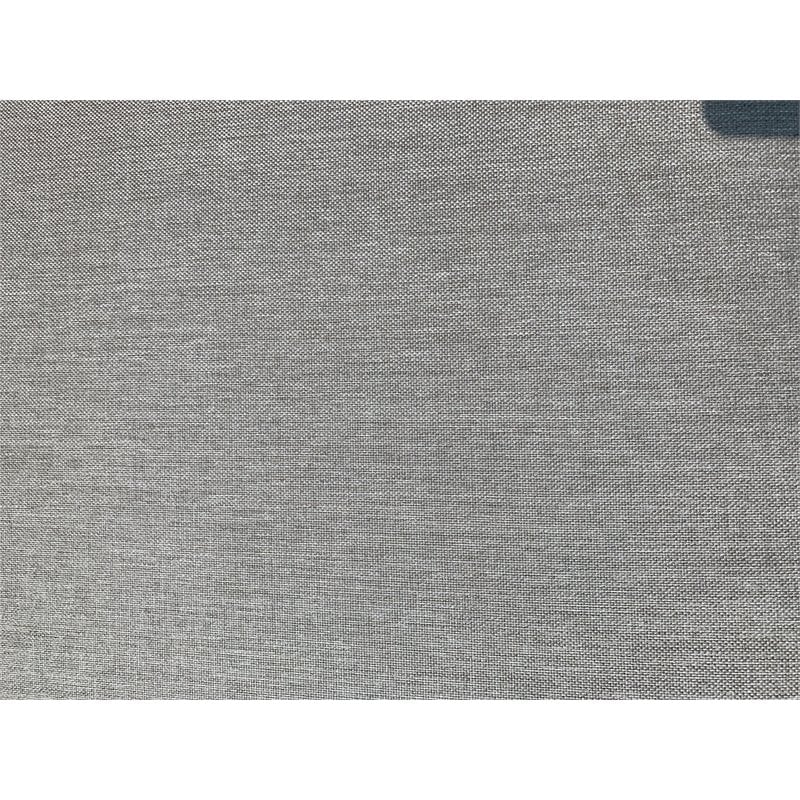 Tulum Two-Tone Dark Beige Aluminum Frame Sofa in Silver Cushions