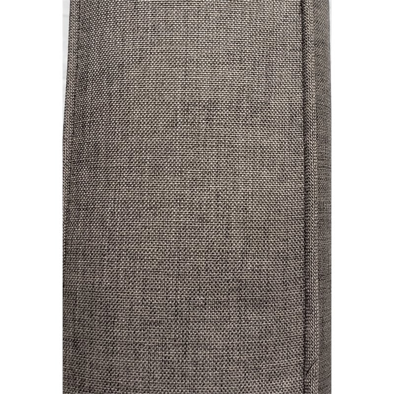 Barbados 6-PC Two-Tone Wicker Sectional Set with Coffee Table Charcoal Cushion