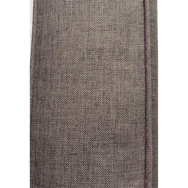 Barbados 2-PC Two-Tone Dark Gray/Light Gray Wicker Loveseat in Charcoal Cushion