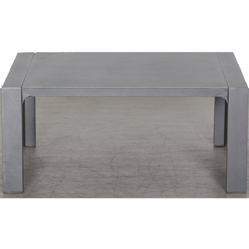 Cabo 4-PC Deep Seating Set Gray Aluminum Frame in Charcoal Cushion