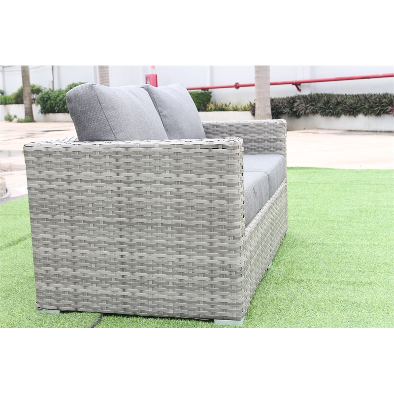 rattan duo seat