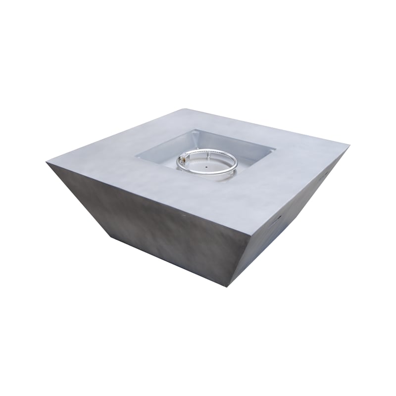 Teva Furniture Joshua GRC Firepit with Stainless Steel Burner