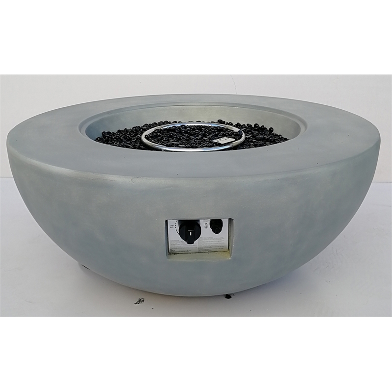 Teva Furniture Tuscon GRC Firepit with Stainless Steel Burner