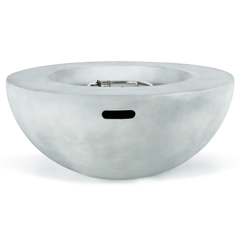 Teva Furniture Tuscon GRC Firepit with Stainless Steel Burner