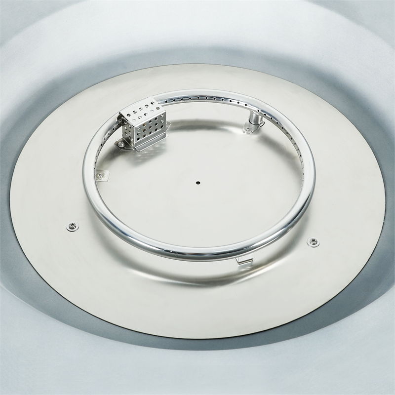 Teva Furniture Tuscon GRC Firepit with Stainless Steel Burner