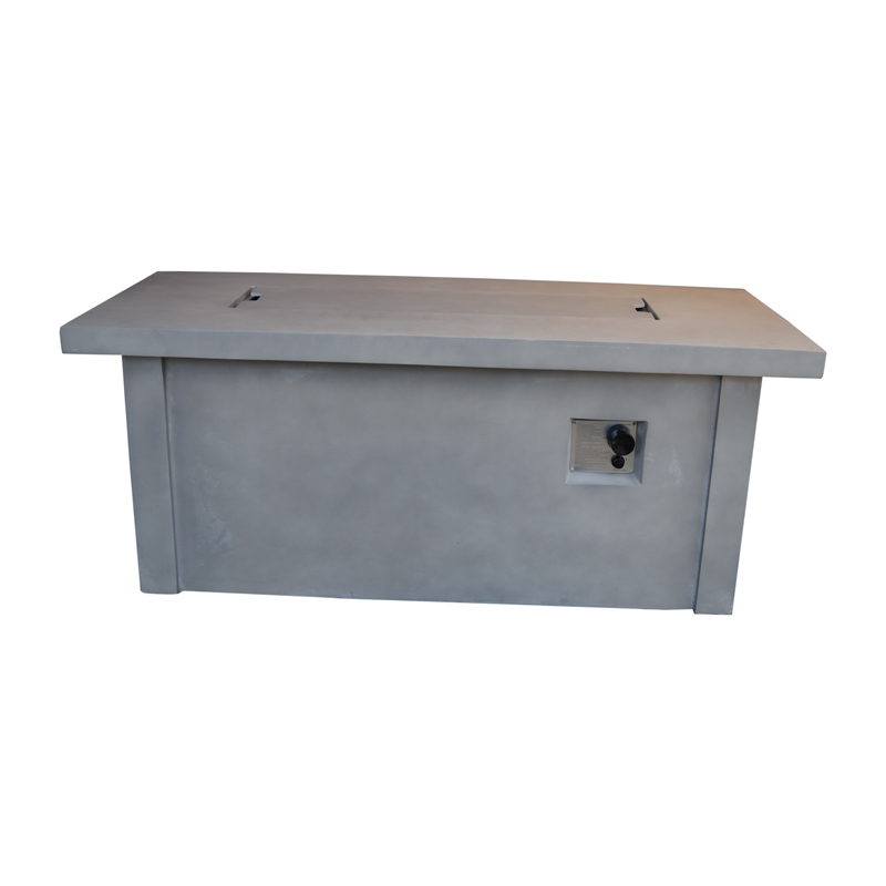 Teva  Furniture Santa Fe GRC Firepit with Stainless Steel Burner