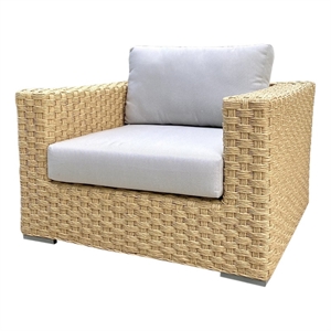 teva furniture malibu wicker club chair with cushion