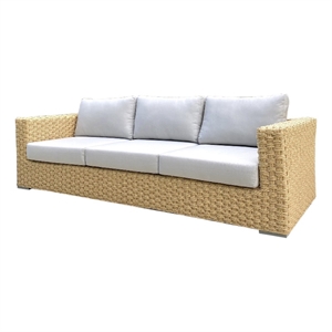 teva furniture malibu wicker sofa with cushion