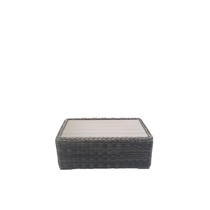 Teva Furniture Monterey Wicker / Rattan Coffee Table in Brown/Beige