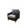 Teva Patio Furniture Napa PE Wicker Deep Seating Set in Brown with Cushion