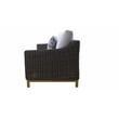 Teva Patio Furniture Napa PE Wicker Deep Seating Set in Brown with Cushion
