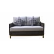 Teva Patio Furniture Napa PE Wicker Deep Seating Set in Brown with Cushion