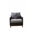 Teva Patio Furniture Napa PE Wicker Sofa Seating Set in Brown with Cushion
