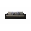 Teva Patio Furniture Catalina Sofa with Two Tone Brown/Beige PE Wicker