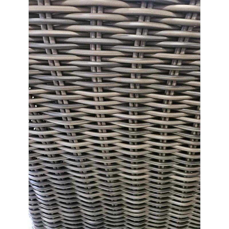 Teva Patio Furniture Catalina Club Chair with Two Tone Brown/Beige PE Wicker