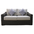 Teva Patio Furniture Catalina Seating Set with Two Tone Brown/Beige PE Wicker