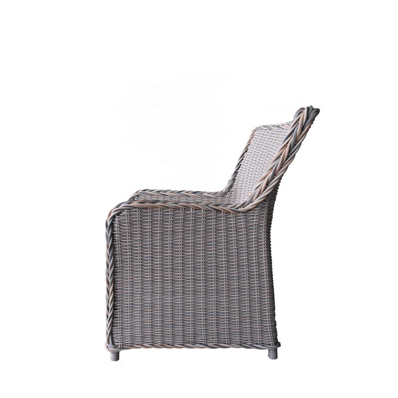 Teva Furniture Hawaii PE Wicker Gray/Off White/Beige Set Of 2 Dining Chairs