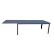 Teva Furniture Venice Aluminum Extendable Dining Table in Gray