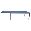Teva Furniture Venice Aluminum Extendable Dining Table in Gray