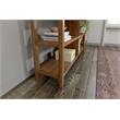 New Ridge Home Goods 2-tier Low Traditional Wooden Bookcase in Walnut