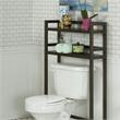 New Ridge Home Goods Dunnsville 2-tier Solid Wood Space Saver in Espresso