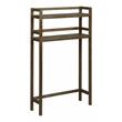 New Ridge Home Goods Dunnsville 2-tier Solid Wood Space Saver Antique Chestnut