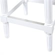 Manchester 27in.H Square Counter Stool- Alabaster White