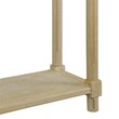 New Ridge Home Goods Harrison Wood Side End Tables with Shelf- Set of 2-