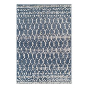 dalyn rugs rocco 8' x 10' shag trellis fabric area rug