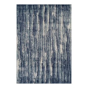 dalyn rugs rocco 8' x 10' shag striped fabric area rug