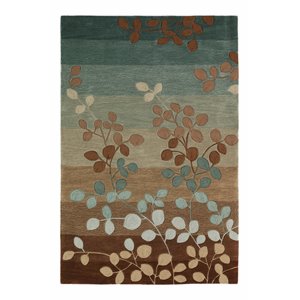 dalyn rugs studio 8' x 10' floral fabric area rug