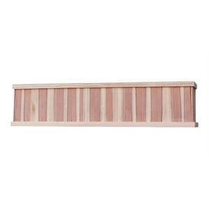 Best Redwood 24&quot Farmhouse Solid Wood Window Planter Box in Natural